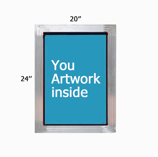 Pre-burned Screen Aluminum Frame